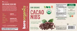 Label for Cacao Nibs