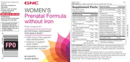 Prenatal Formula without Iron