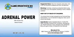 Label for Adrenal Power