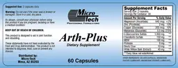 Label for Arth-Plus