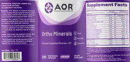Label for Ortho Minerals