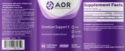 Label for Strontium Support II