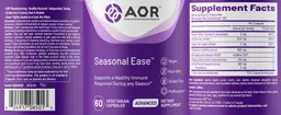 Label for Seasonal Ease
