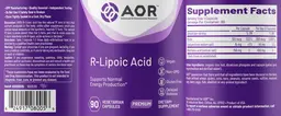 Label for R-Lipoic Acid