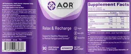 Label for Relax & Recharge
