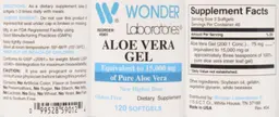 Label for Aloe Vera Gel