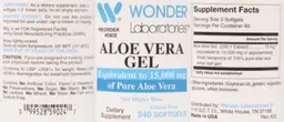 Label for Aloe Vera Gel