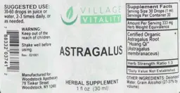 Label for Astragalus