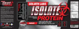 Label for Isolate Protein Chocolate