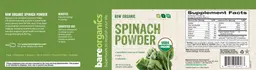 Label for Spinach Powder
