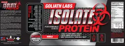Label for Isolate Protein Vanilla