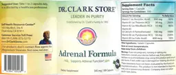 Label for Adrenal Formula 545 mg