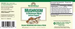 Label for Mushroom