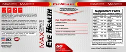 Label for Eye Health
