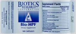 Label for Bio-HPF