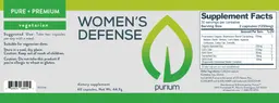 Label for Women's Defense