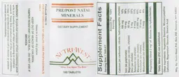 Label for Pre/Post Natal Minerals