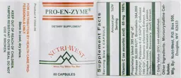 Label for Pro-En-Zyme