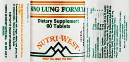 Label for Sino Lung Formula