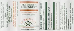 Label for SLP Renew Lozenges