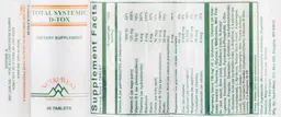 Label for Total Systemic D-Tox