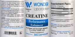 Label for Creatine