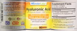 Label for Hyaluronic Acid