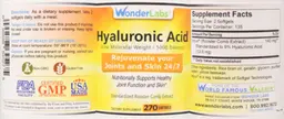 Label for Hyaluronic Acid