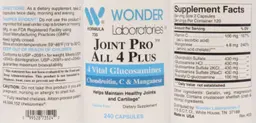 Label for Joint Pro All 4 Plus