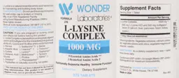 Label for L-Lysine Complex 1000 mg