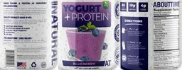 Label for Yogurt & Protein Blueberry