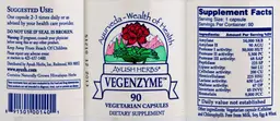 Label for Vegenzyme
