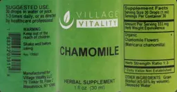 Label for Chamomile