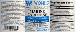 Label for Marine Carotene