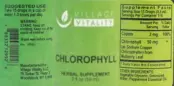 Label for Chlorophyll