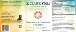 Label for Glucosamine & Chondroitin with MSM 995 mg