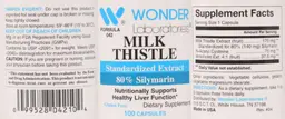 Label for Milk Thistle