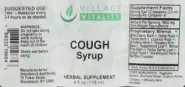 Label for Cough Syrup