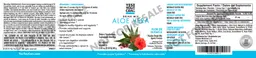 Label for Aloe Vera Drink Mix Flor de Jamaica