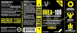 Label for DHEA - 100 mg