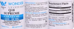 Label for Q10 Supreme 10 mg
