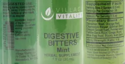 Label for Digestive Bitters Mint