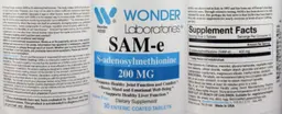 Label for SAM-e 200 mg