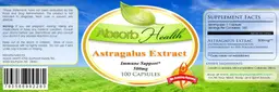 Label for Astragalus Extract 500 mg