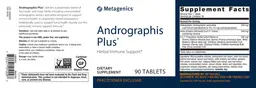 Label for Andrographis Plus