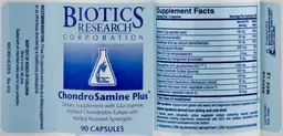 Label for ChondroSamine Plus