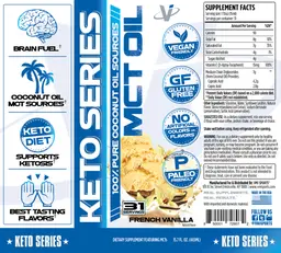Label for MCT Oil French Vanilla