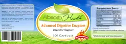 Label for Advanced Digestive Enzymes