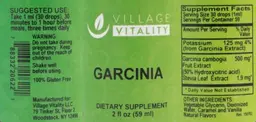 Label for Garcinia