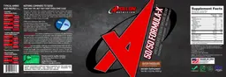 Label for 50/50 Formula-X Dutch Chocolate